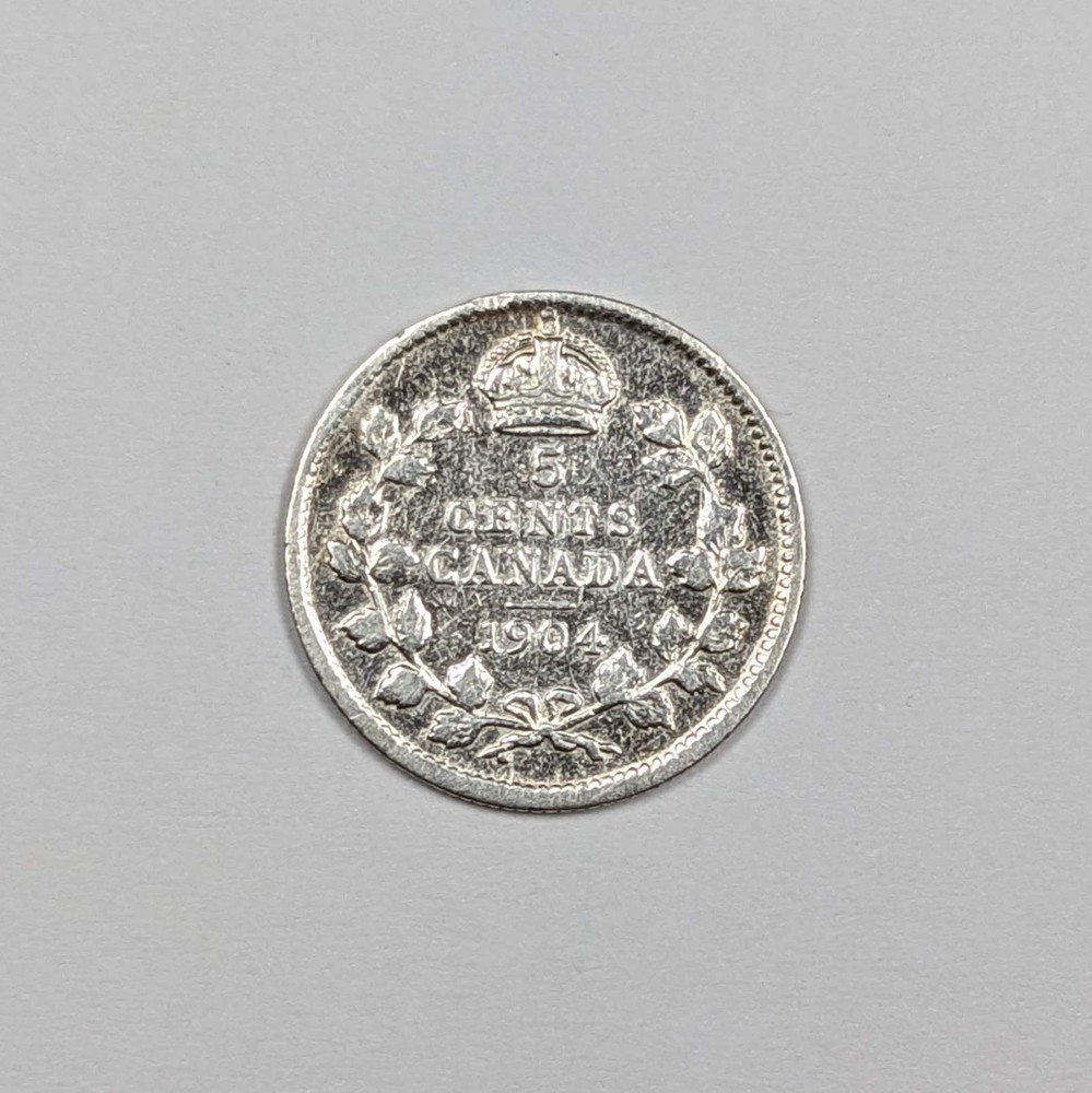 1904 Canada Silver Five Cents