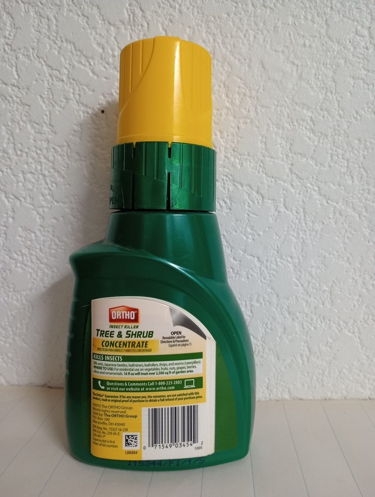 Ortho Insect Killer Tree & Shrub Concentrate 16oz Residential Fruit & Citrus