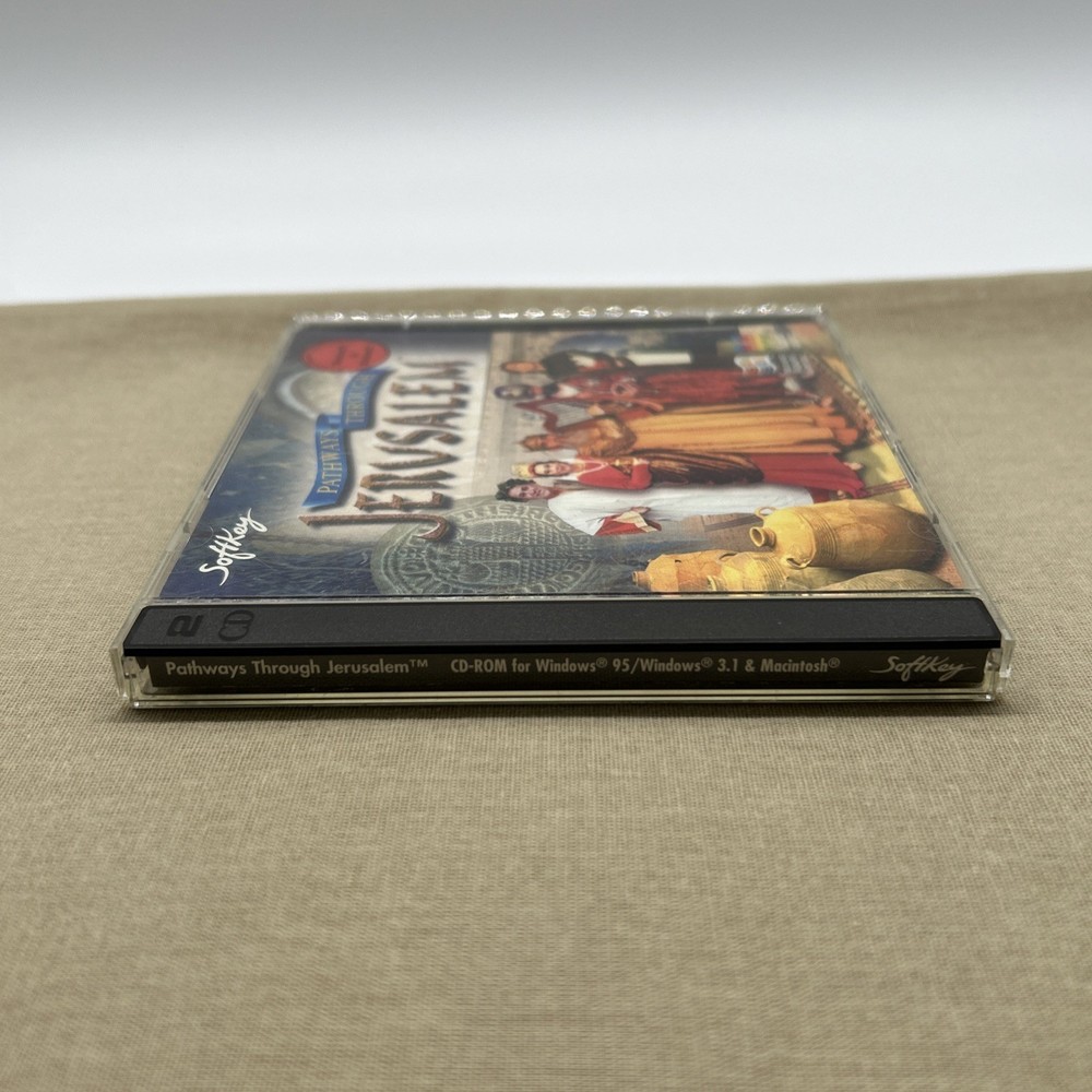 Pathways Through Jerusalem (PC 1995 CD-ROM 2-Disc) Softkey Win 95 Computer Game