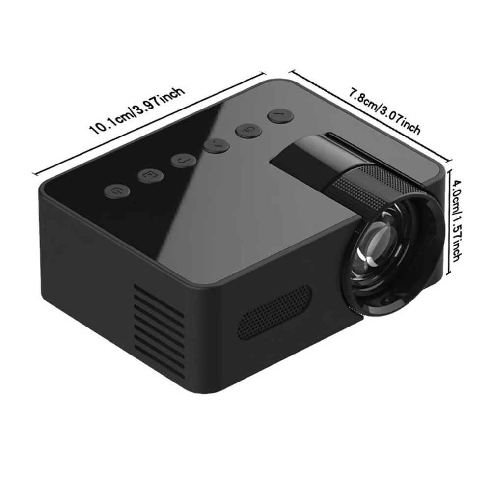 Mini Wireless Projector 1080P HD 16:9 Projection Multi-devices Compatibility