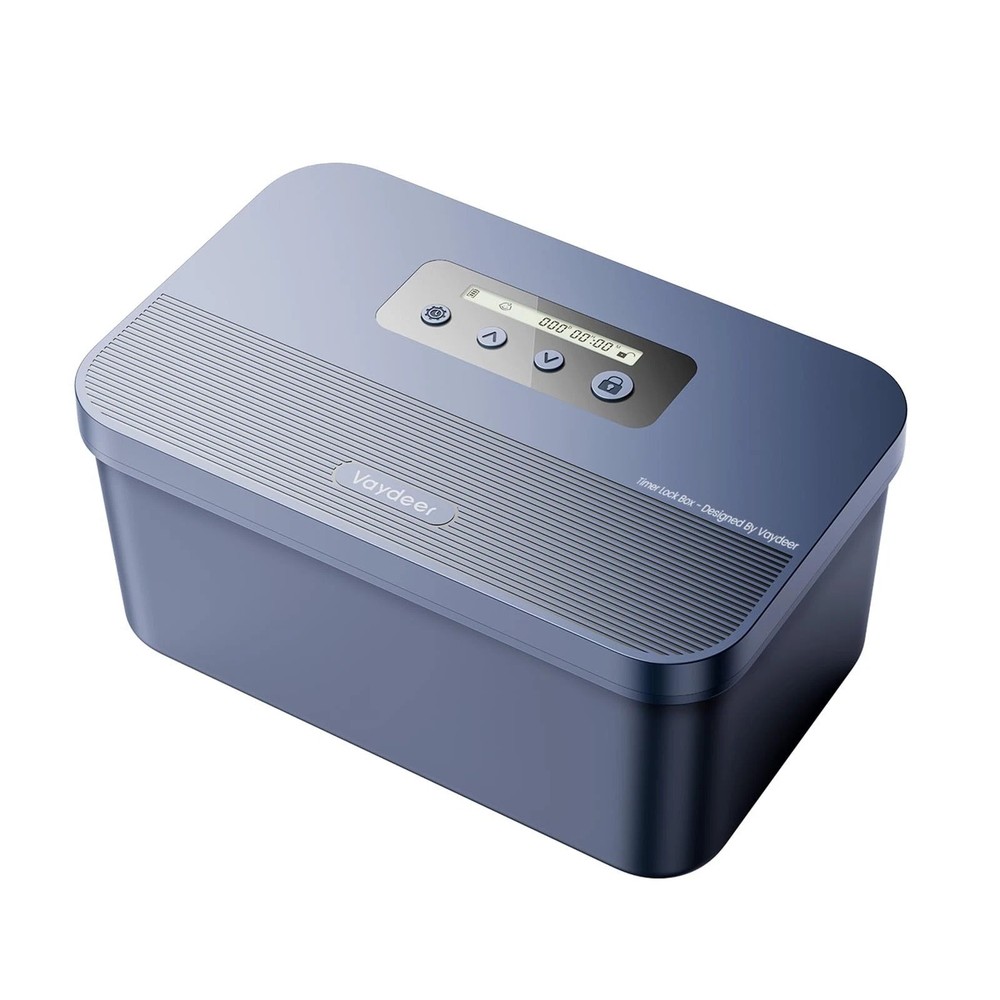 Safe Timed Lock Box, Phone Lock Box with Timer Unplug from Phones, Vi...