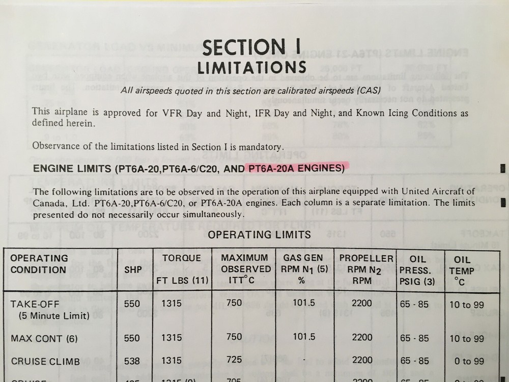Beechcraft King Air C90 Pilot's Operating Manual