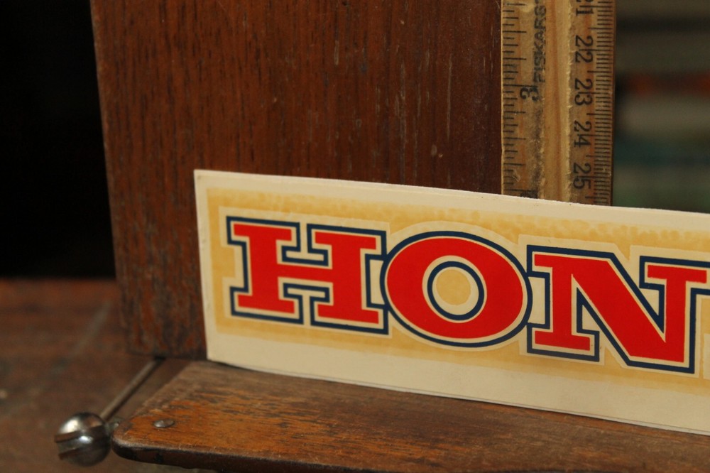 Vintage Decal Waterslide 1974 HONDA Motorcycles