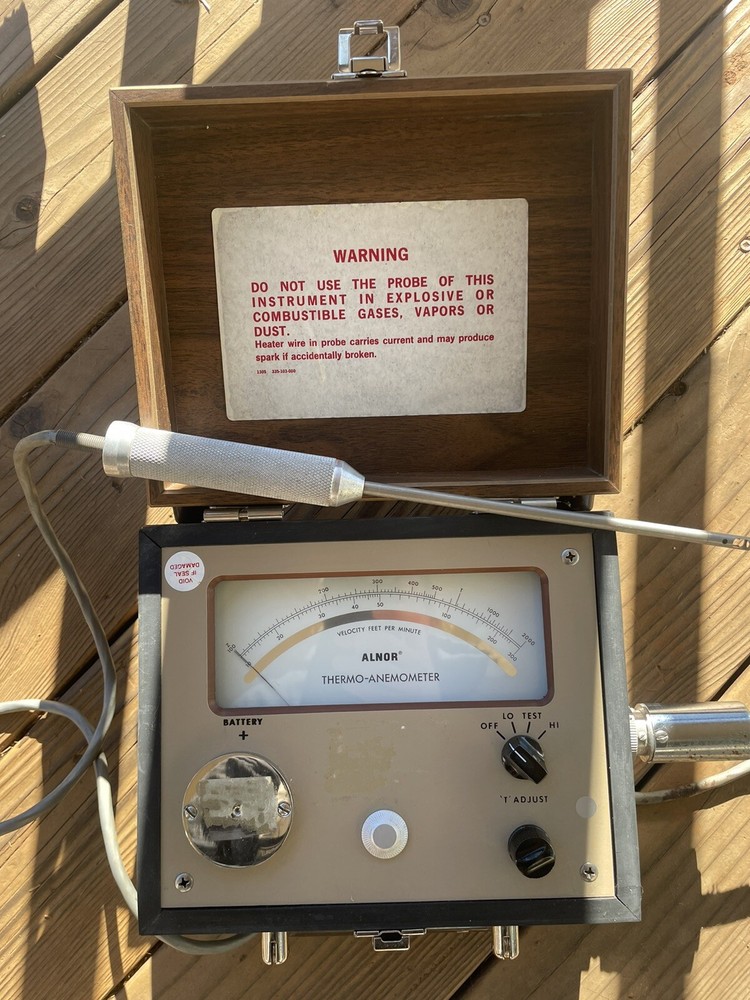 Alnor Thermo- Anemometer Velocity Meter