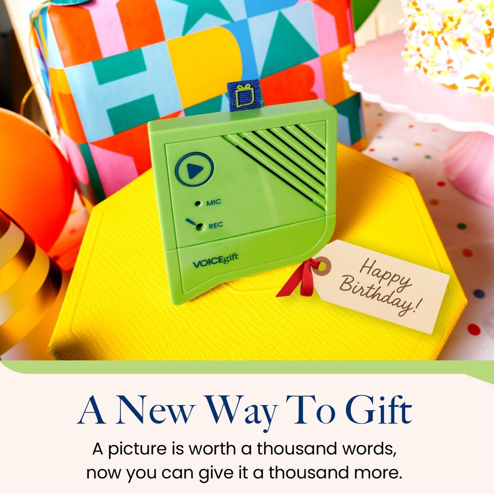 Voice-Over®, 60-Second Voice Recorder with Playback | Digital Audio Recorder ...