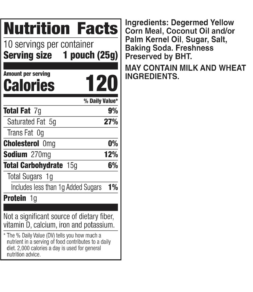 Bugles Original Crispy Corn Snacks, Snack Bags Multipack, 10 Ct, 8.75 oz