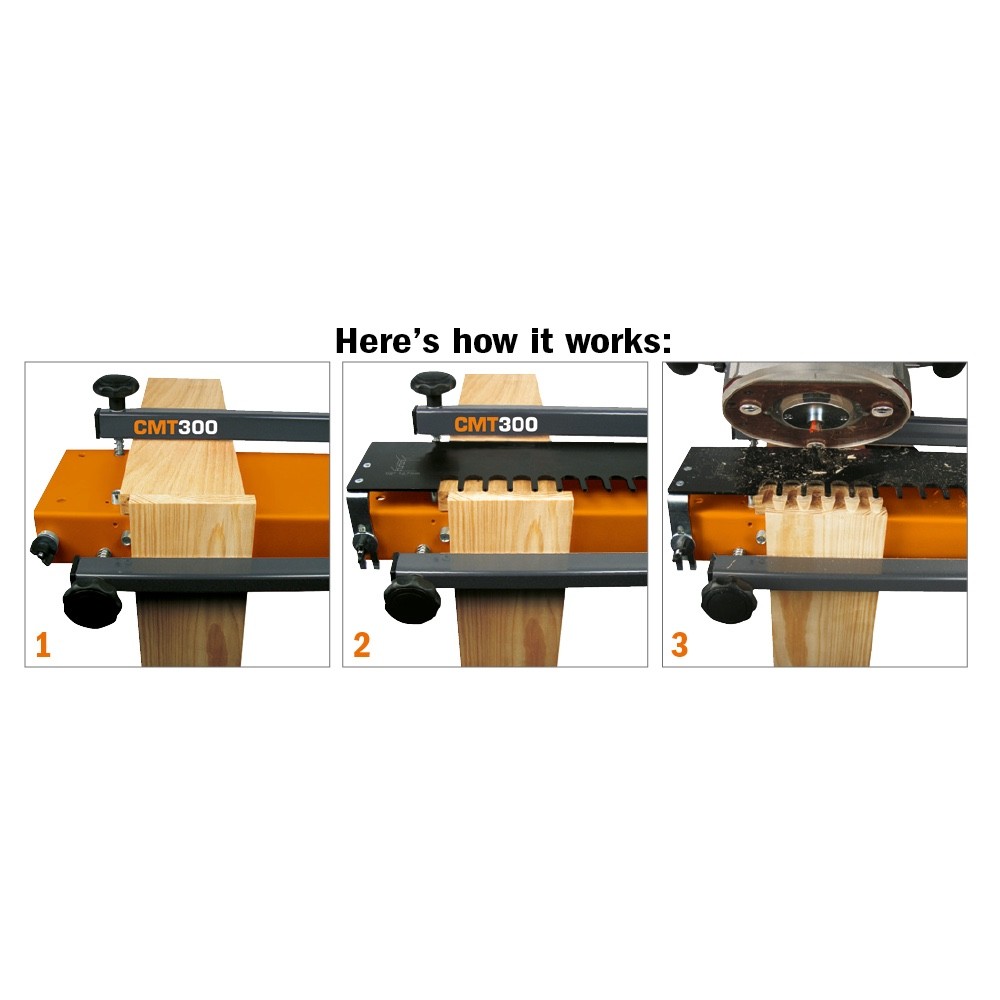 CMT 300 ORANGE TOOLS UNIVERSAL DOVETAIL JIG JOINTING SYSTEM