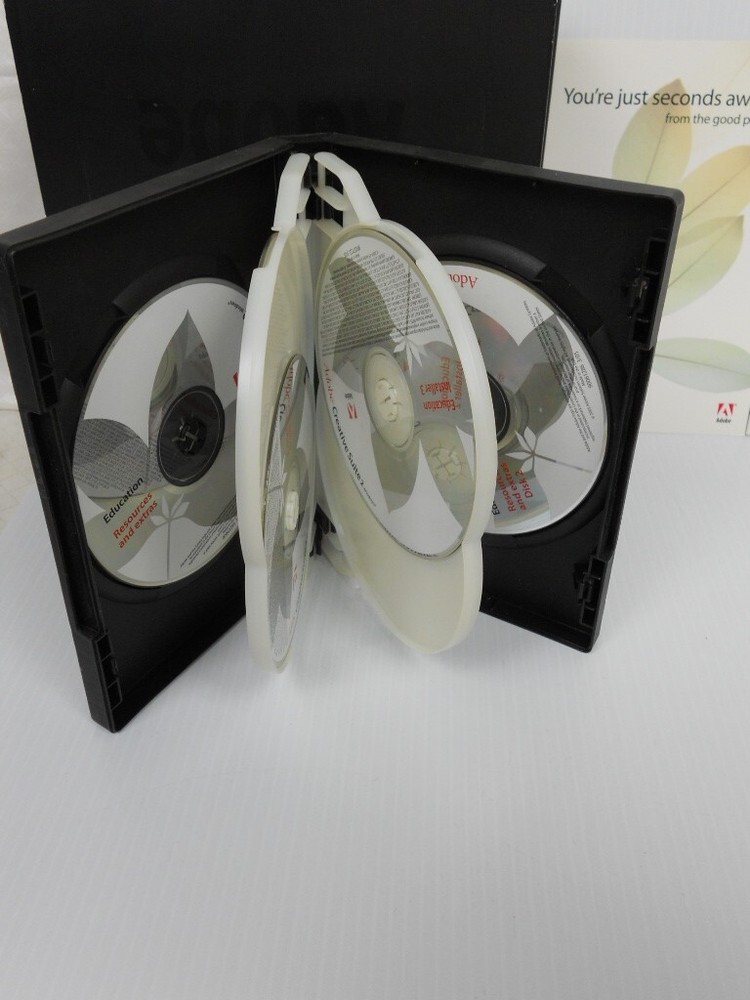 Adobe Creative Suite 2 Premium STUDIO 8 Web Bundle Windows Manuals Training Disc