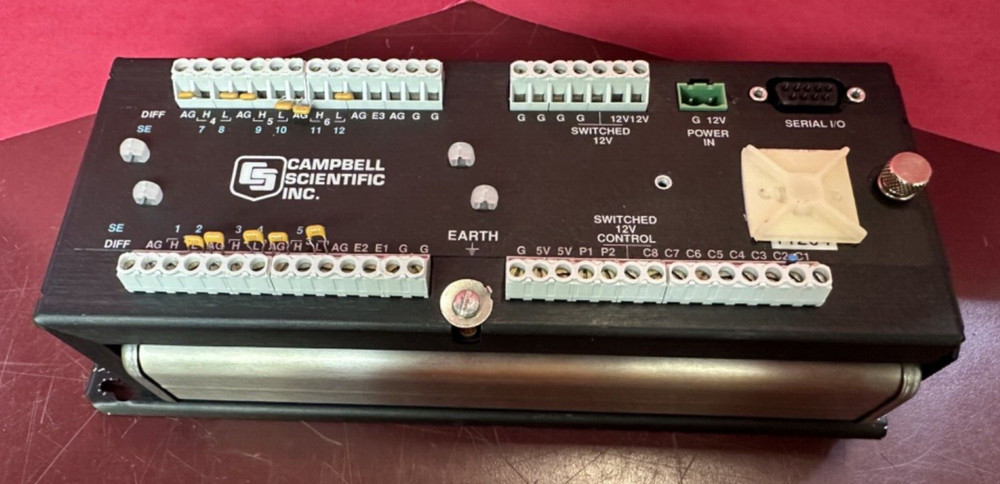 AS IS UNTESTED Campbell Scientific CR10 Measurement/Control Module +Wiring Panel