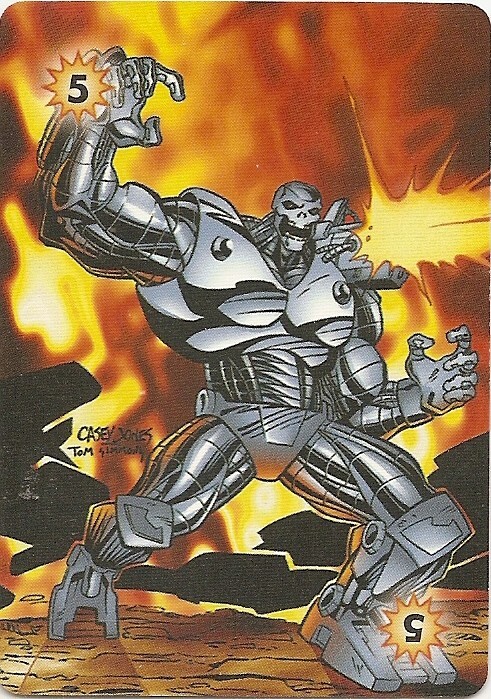 Marvel OVERPOWER DC 5 ENERGY POWER CARD - Metallo