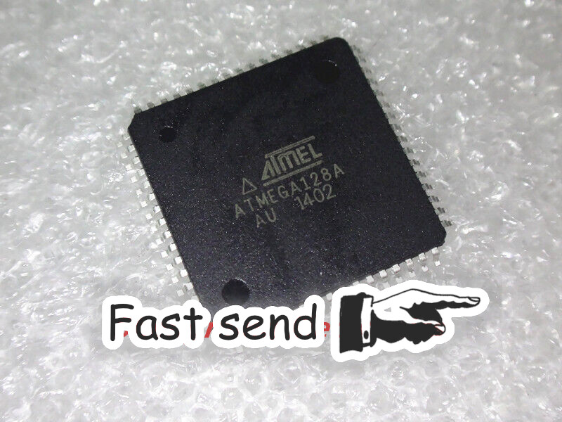 10pcs ATMEGA128A-AU QFP-64 8-bit Microcontroller NEW IC