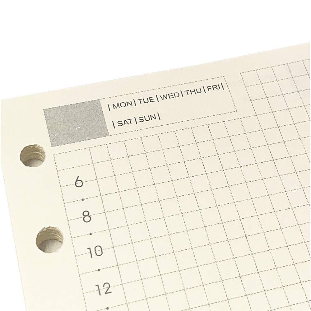 A7 Planner Refill, Agenda Refill Daily Plan for Compatible A7,