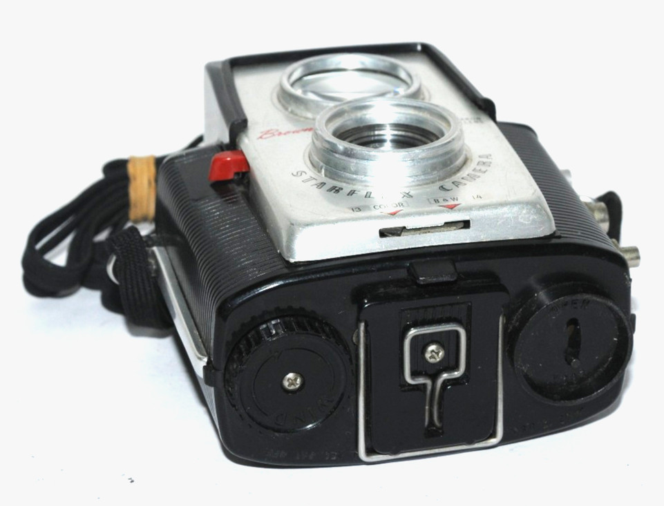 Kodak Brownie Starflex Camera & Carrying Strap -TESTED- Read Description