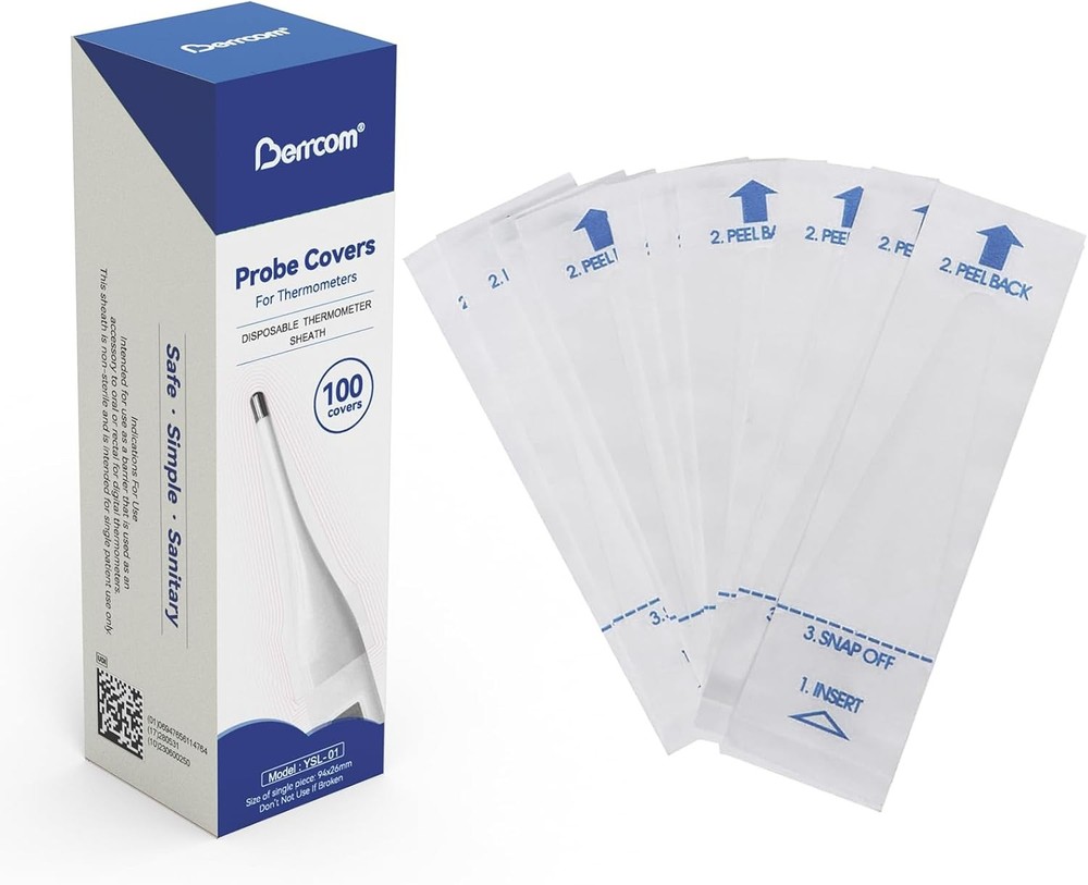 Berr Disposable Digital Thermometers Probe Covers Oral Rectal