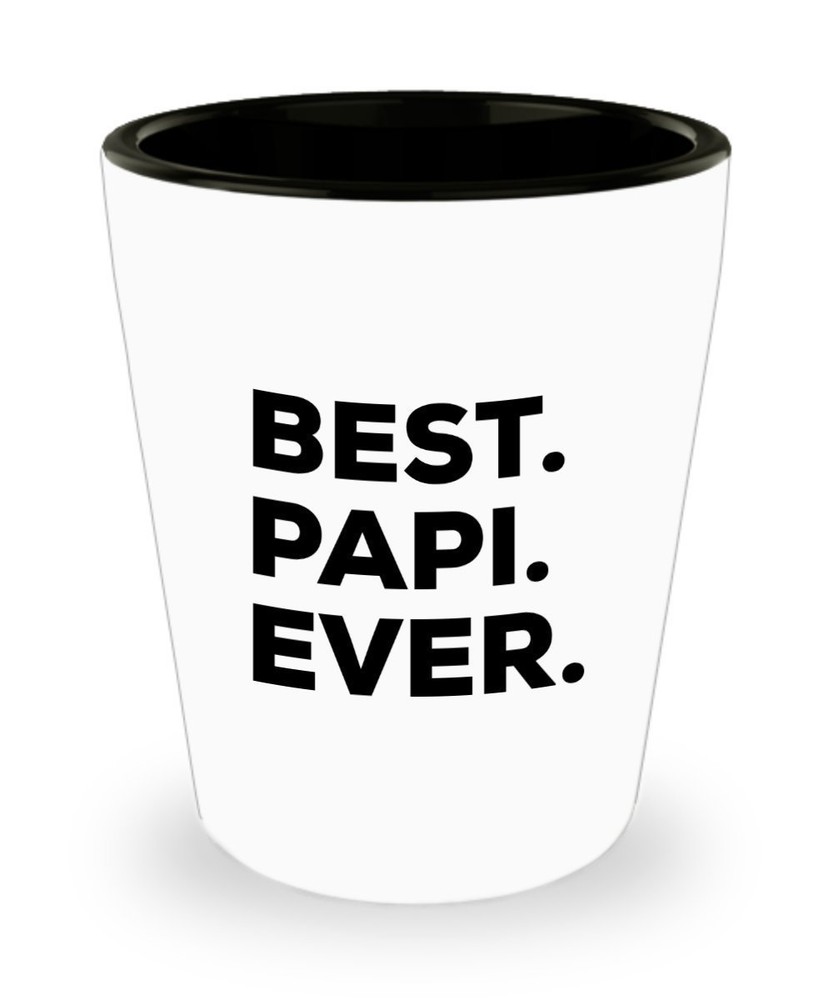 Papi Shot Glass - Best Papi Ever - Papi Gifts - From Daughter Son