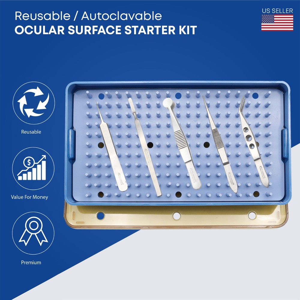 Reusable Ocular Surface Starter Kit 5 PCS Surgical Ophthalmic Instruments