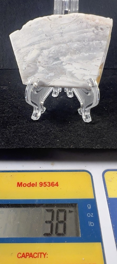 White Onyx (?) Slab Lapidary Cabbing Combo