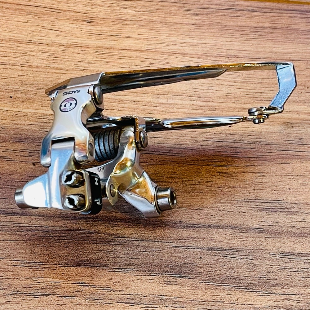 Sachs Quarz Top RARE REVERSE PULL Front Derailleur Braze On 