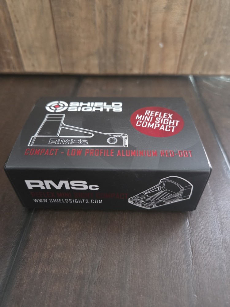 Shield Sights Compact Reflex Mini Red Dot Sight, Low Profile : RMSc-4MOA-GLASS