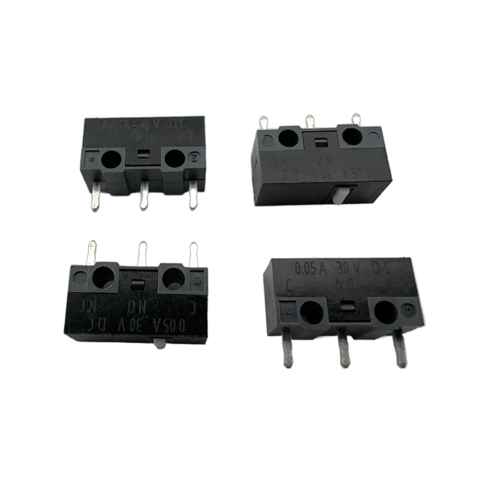Huano Black Shell 3-Pin Mouse Micro Switch - 3-10M Clicks
