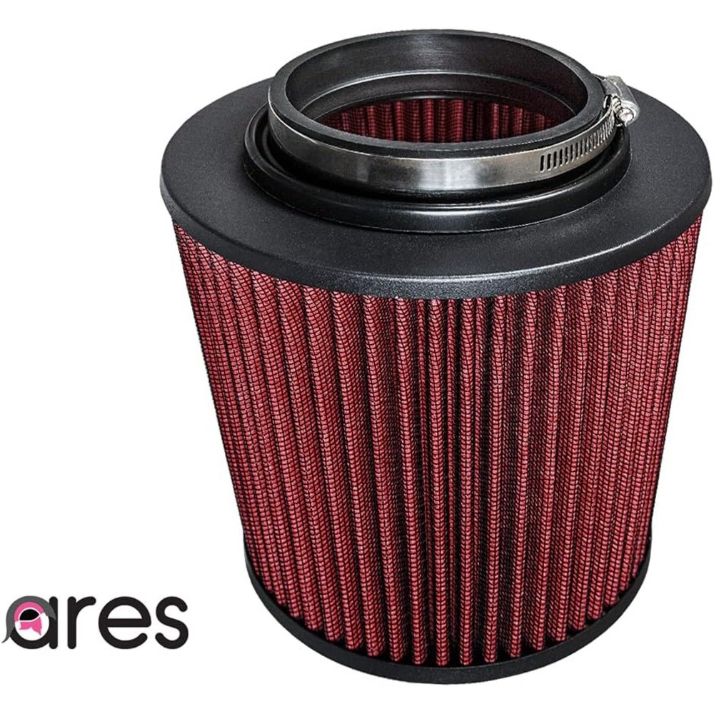 Red 3' Universal Dry Air Filter Cone Dry Filter Replacement