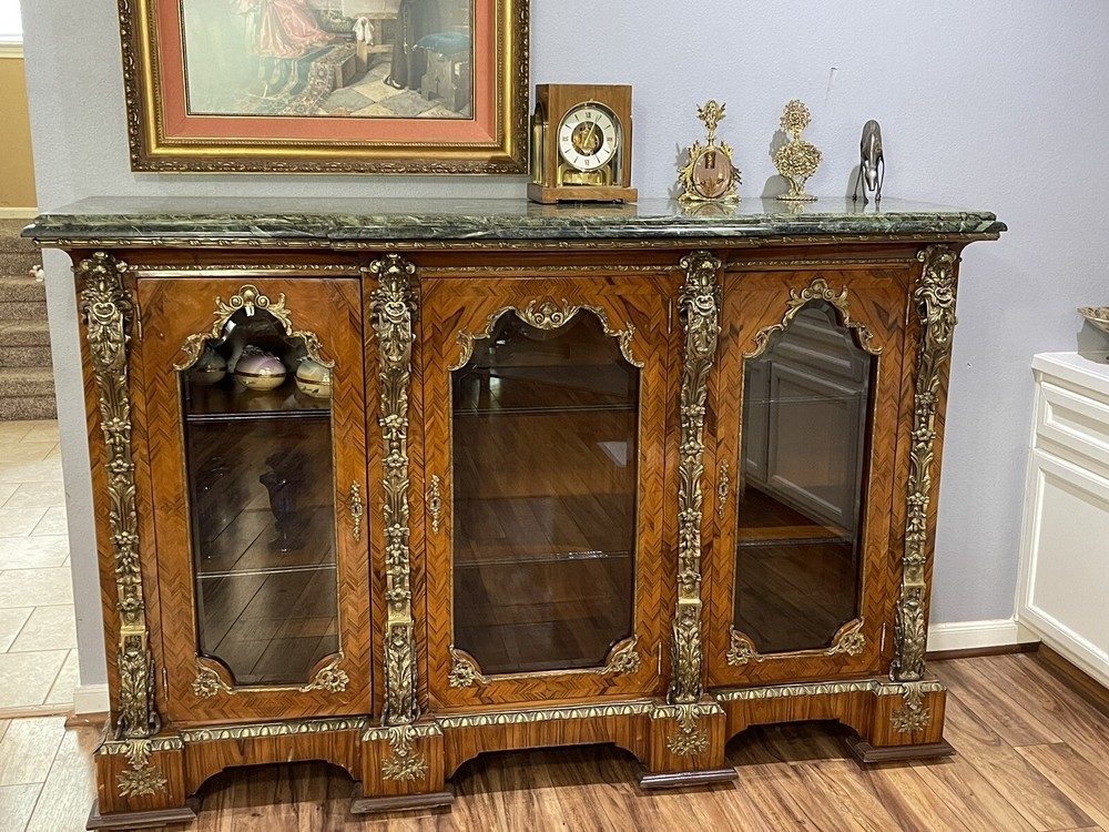 Beautiful, large Victorian style, Credenza, Display Sideboard