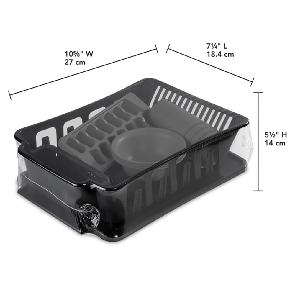 Sterilite 12-Piece Kitchen Utensil Set, Black