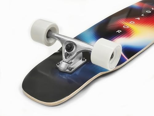 46" Maple Dancing Longboard - Smooth Ride, Flexible Deck, Ideal for Tricks & Fre