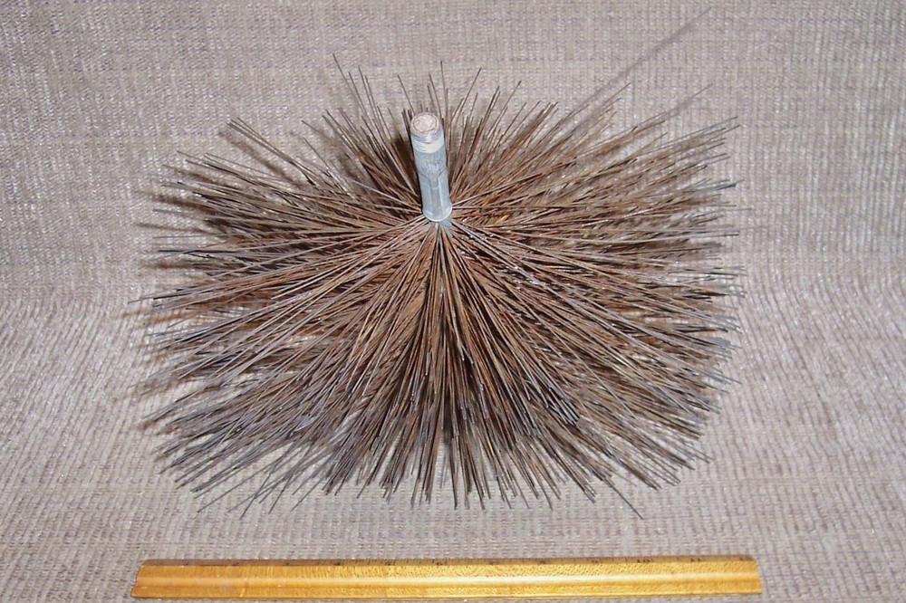 Rectangular 7" x 11" Wire Bristle Chimney Brush Rectangle Chimney Cleaning Tool