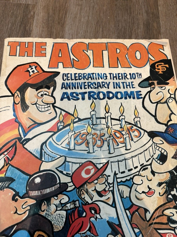 1975 Houston Astros Baseball Program