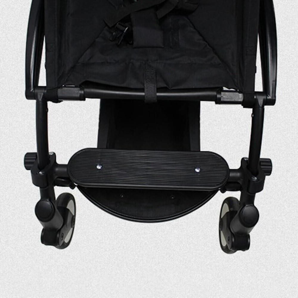 Universal Baby Stroller Foot Rest Adjustable Height/Width Accessory Black