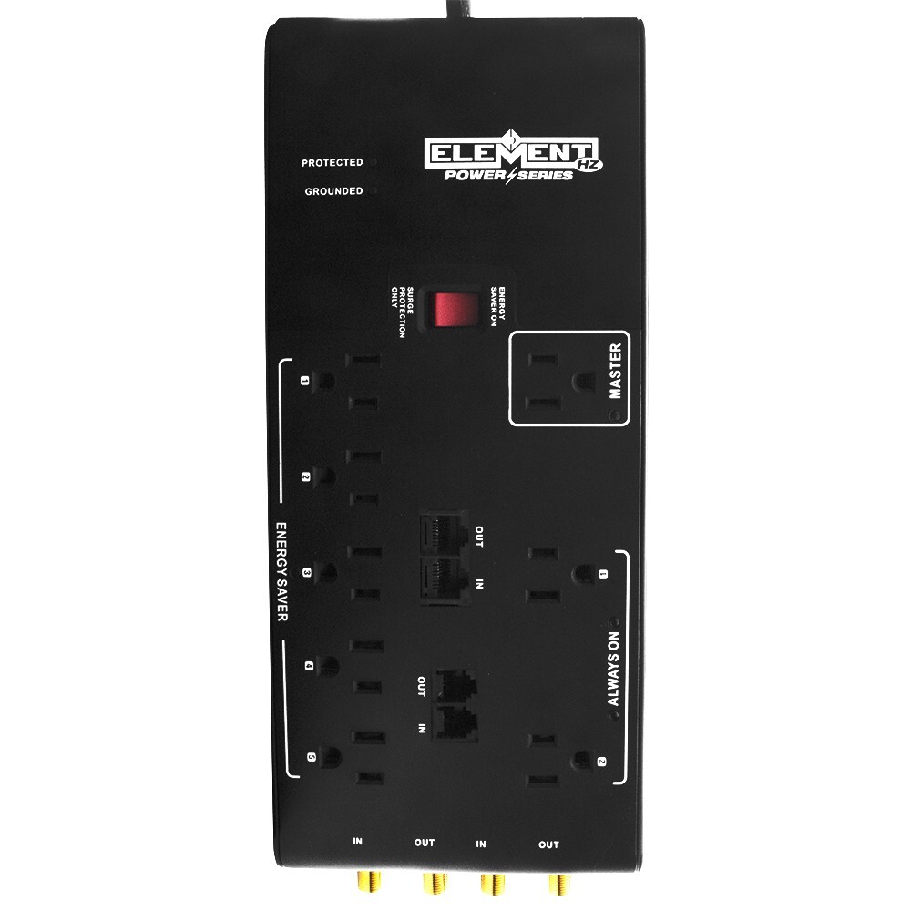 *OPEN BOX* Element-Hz™ Smart Surge Protector (3600 Joules, 8 Outlets)
