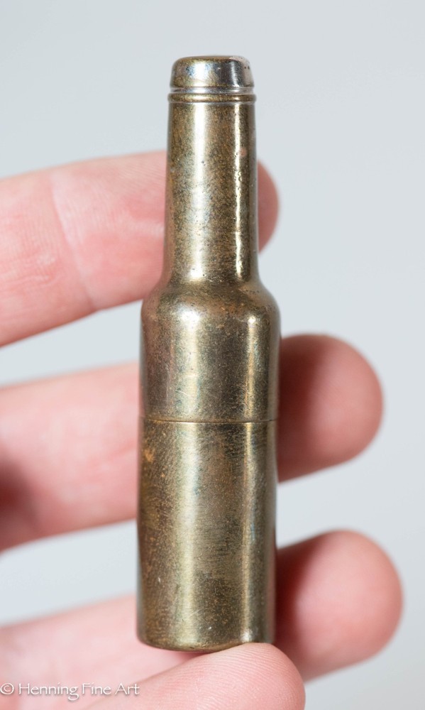 Lovely Antique Corkscrew Bottle Shape, 1897, Not Branded