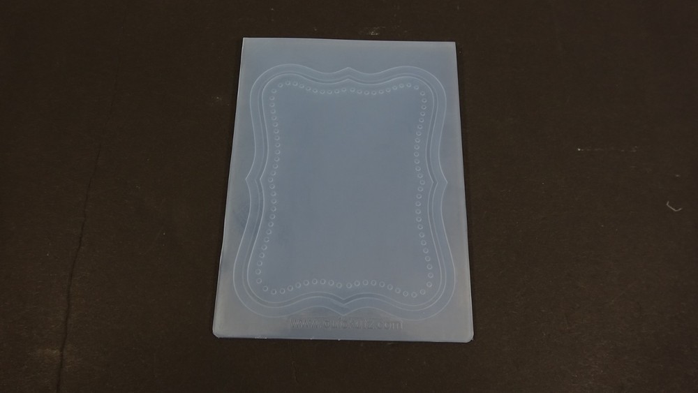 Lifestyle Crafts Quickutz Embossing Folder Picture Frame