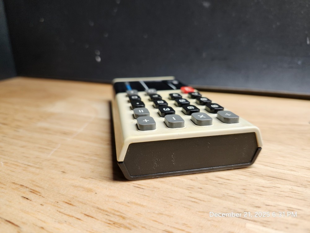 Vintage Calculator CASIO Personal Mini Electronic Casio Computer Japan