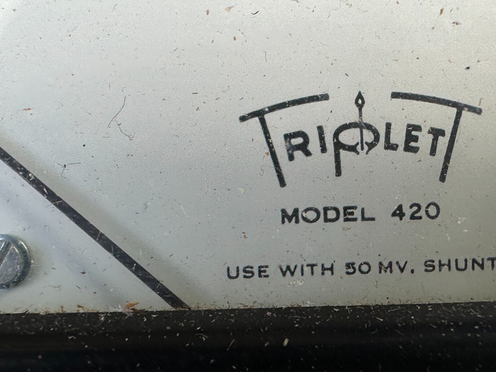 Triplett Model 420 0-100 D.C. Amperes