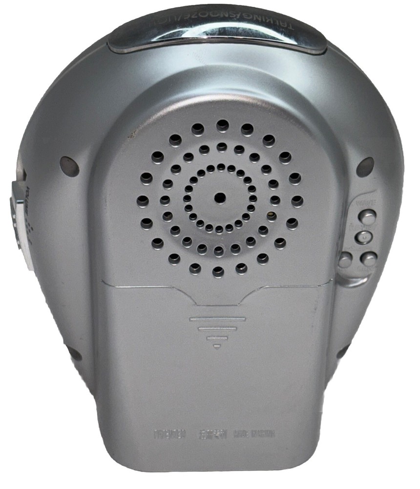 On Time Talking Atomic Alarm Clock Uses 2 C Batteries