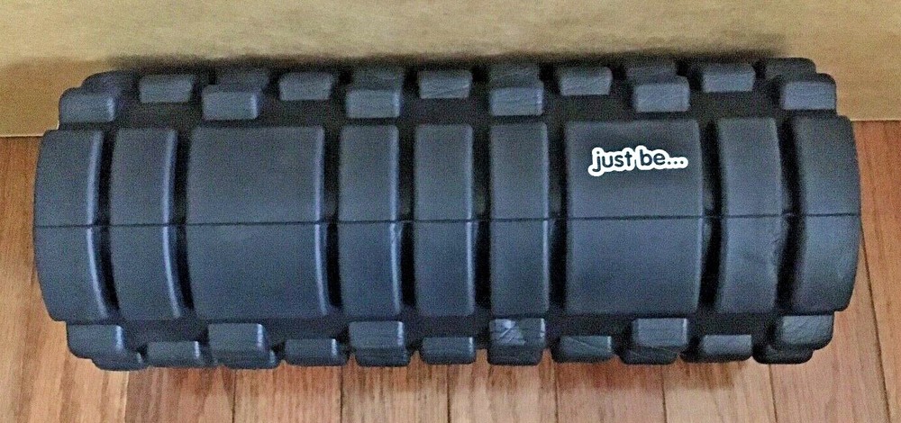 Just Be 13" Muscle Relief and Targeted Massage Roller - Black