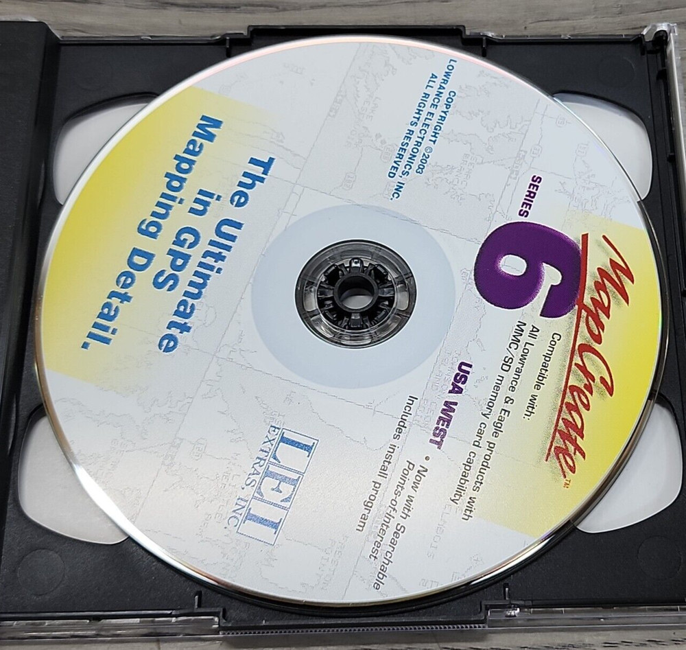 Lowrance iFinder Pro GPS+WAAS Receiver w/Manual - Includes Map Create 6 & Reader