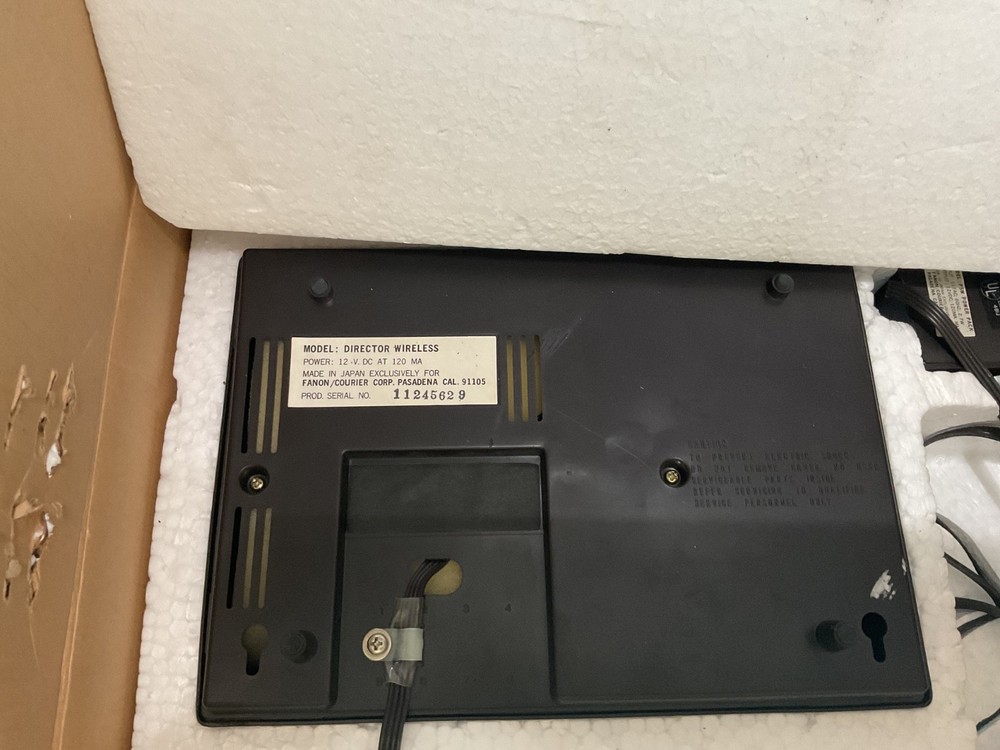 Vintage (2) fanon courier Solid state intercom Director wireless 5HO95 (1440)