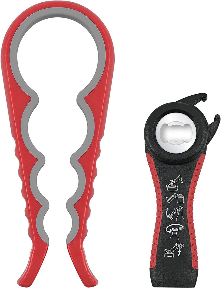 Jar Opener for Weak Hands, Seniors with Arthritis, 5 in 1 Multi Function