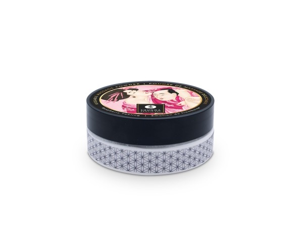 Shunga Kissable Massage Powder - 2.65 oz - Raspberry Feeling