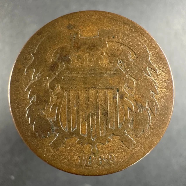 1869 Two Cent Piece