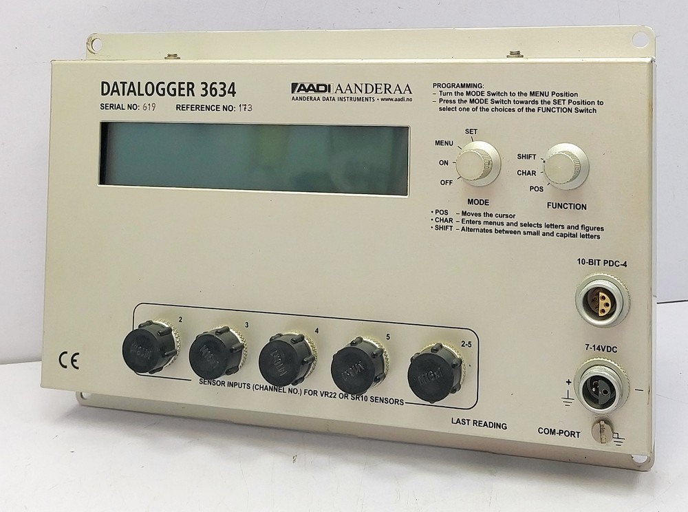 AADI Aanderaa Instruments Data logger 3634