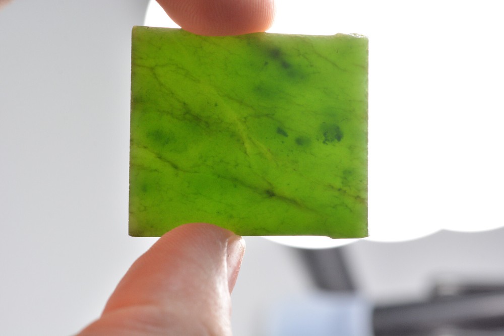 Nephrite Jade Chrome Spot B.C. Canada 158 grams