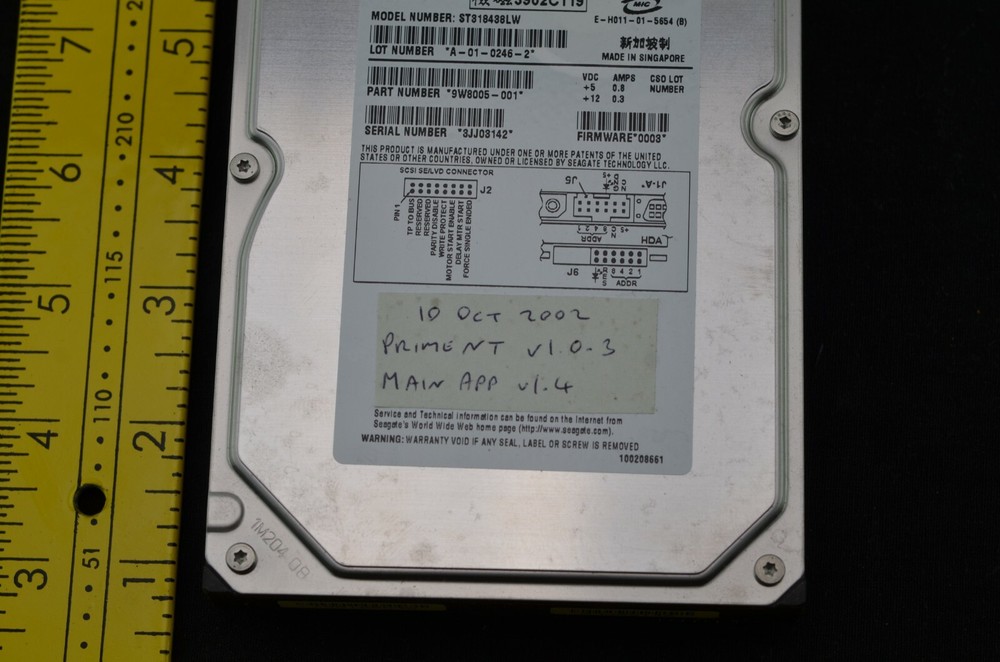 Prime ECG Cardiac Mapping System Hard Drive