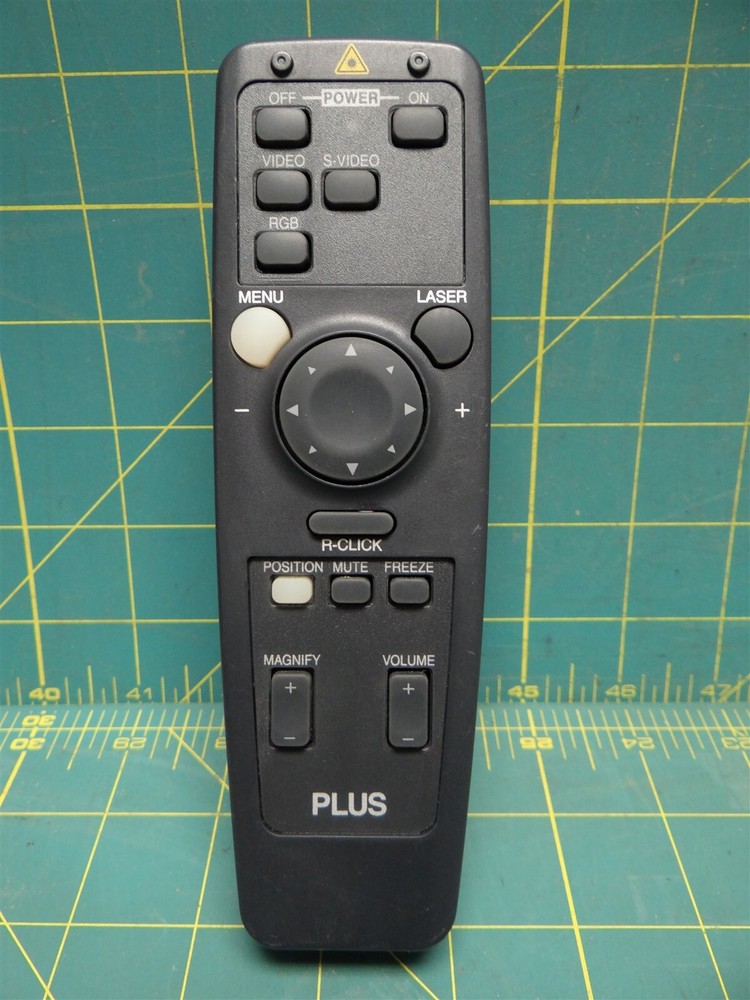Plus Corp. Projector Remote Control Laser Pointer Model: UP-1000R