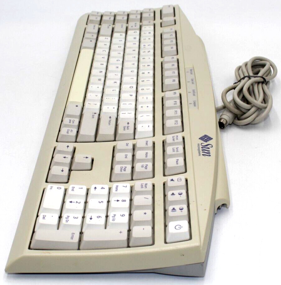 SUN Microsystems Type 6 8-PIN mini DIN Connector Keyboard w/o Mouse