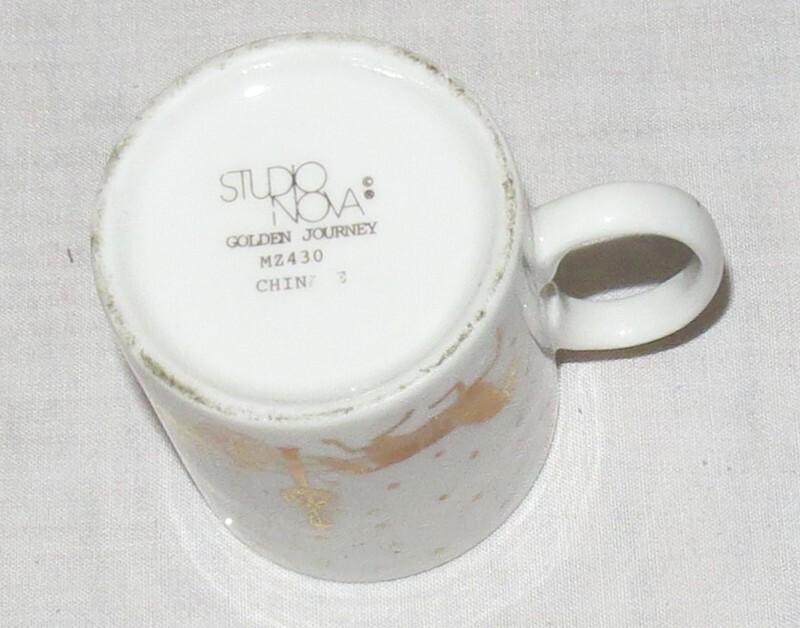 Studio Nova Golden Journey Coffee Cup & Saucer