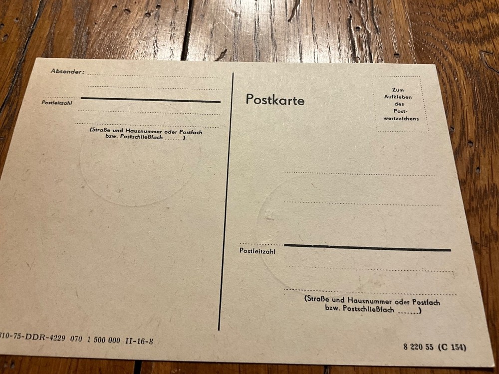 1978 Germany Space Postal Card for Berlin 8 a